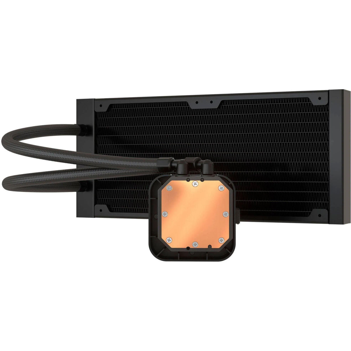 CORSAIR Wasserkühler ICue H100i CPU Wasserkühler, schwarz LCD Elite