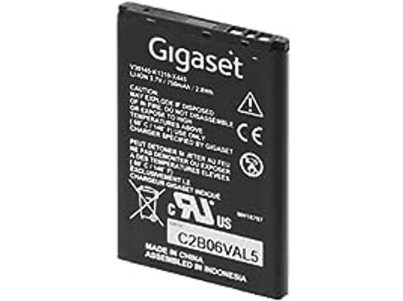 Vhbw Batterie remplacement pour Gigaset V30145-K1310-X467 pour