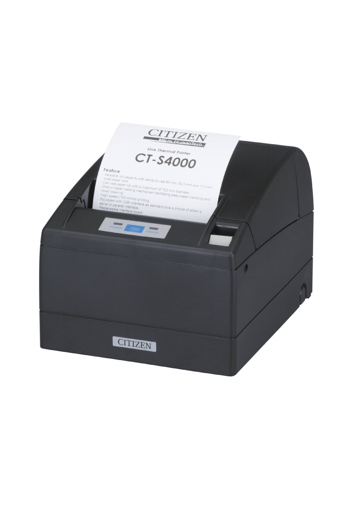 Schwarz CTS4000USBBK CITIZEN Etikettendrucker