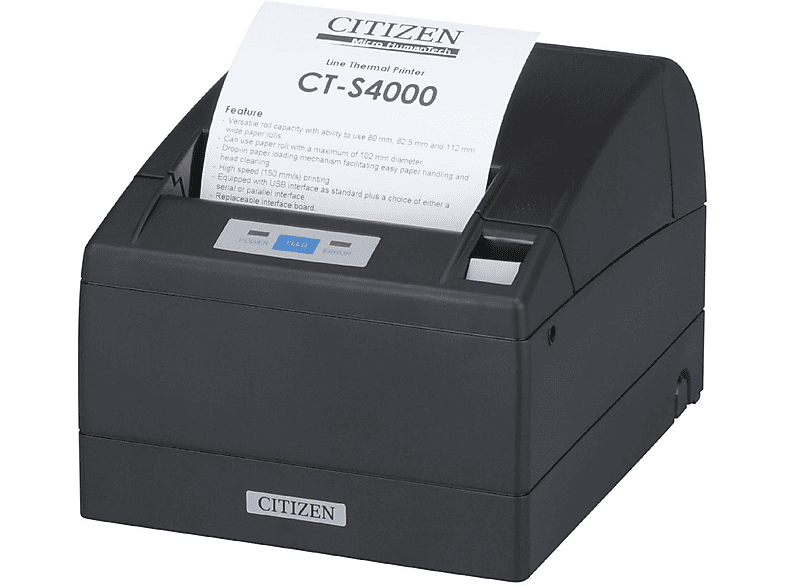 CITIZEN CTS4000USBBK Etikettendrucker Schwarz