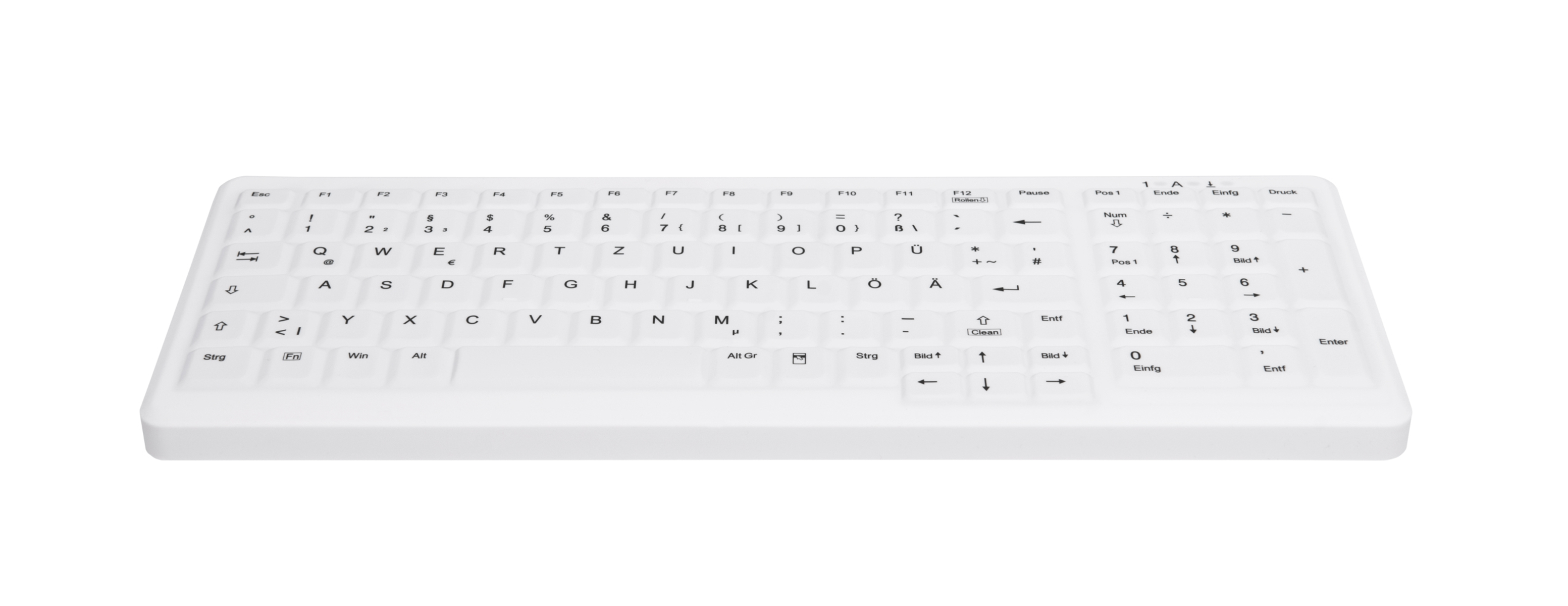 Tastatur CHERRY AK-C7000F-U1-W/US,