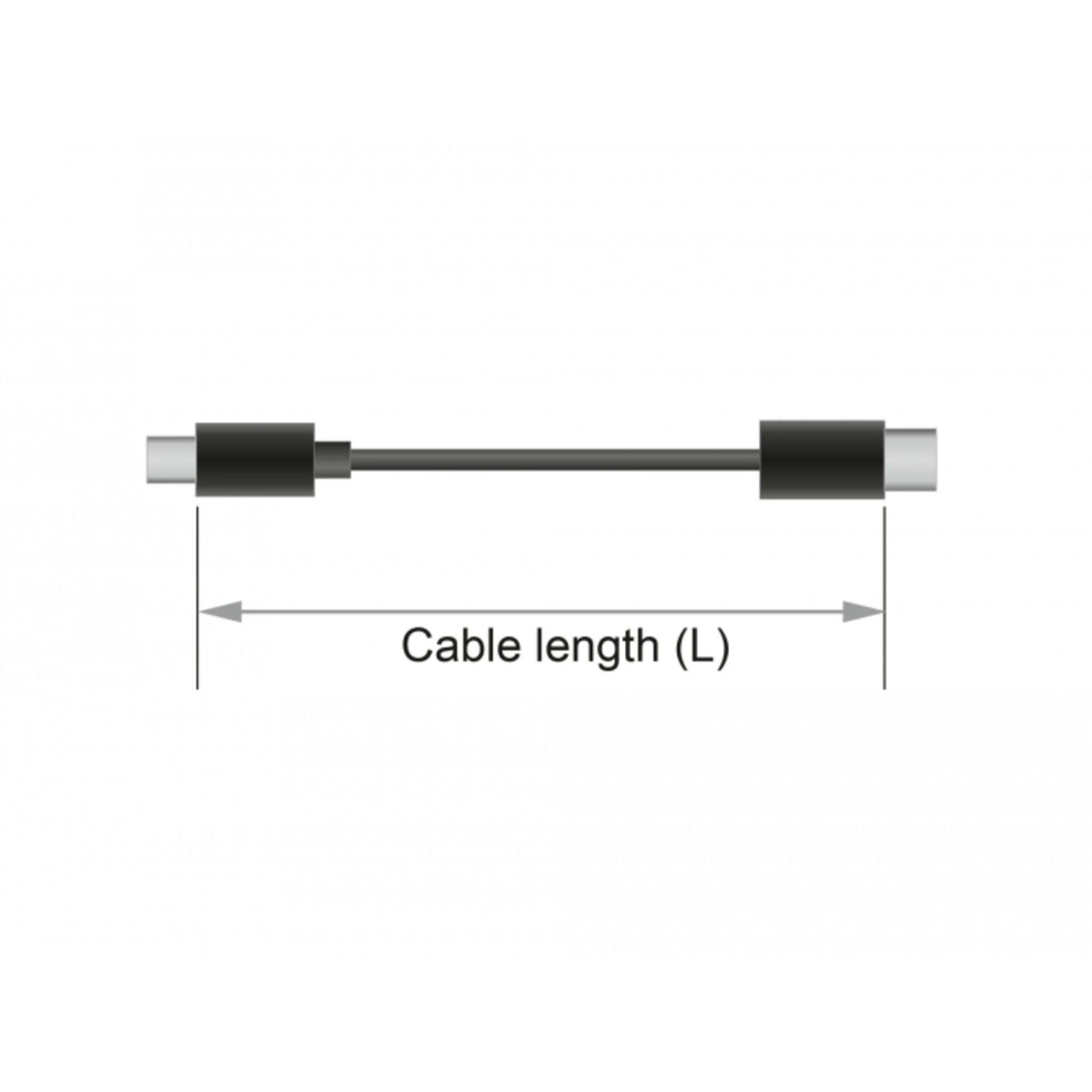 DELOCK Kabel, USB 85542 Schwarz