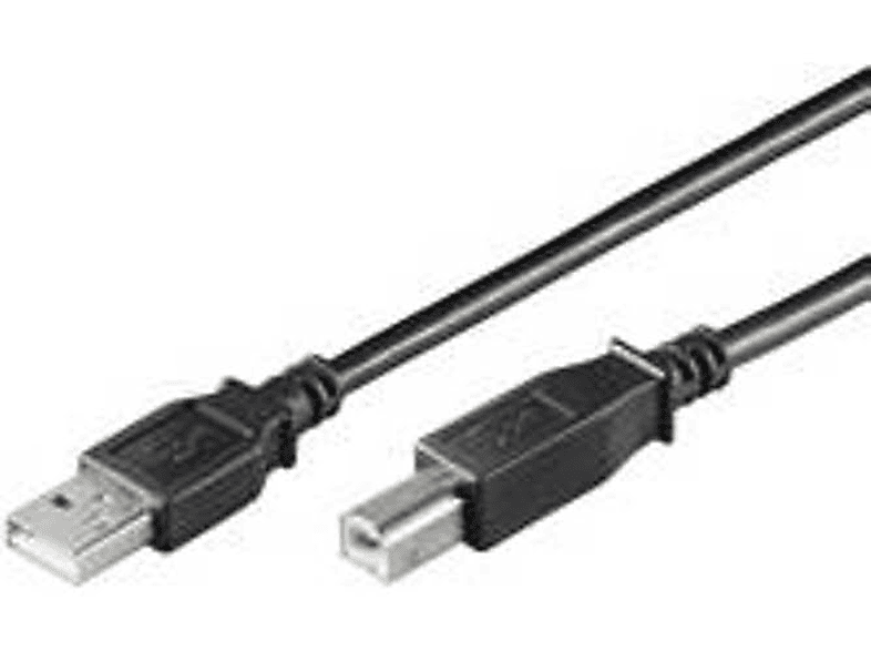 68902-GB USB Kabel, WENTRONIC Schwarz