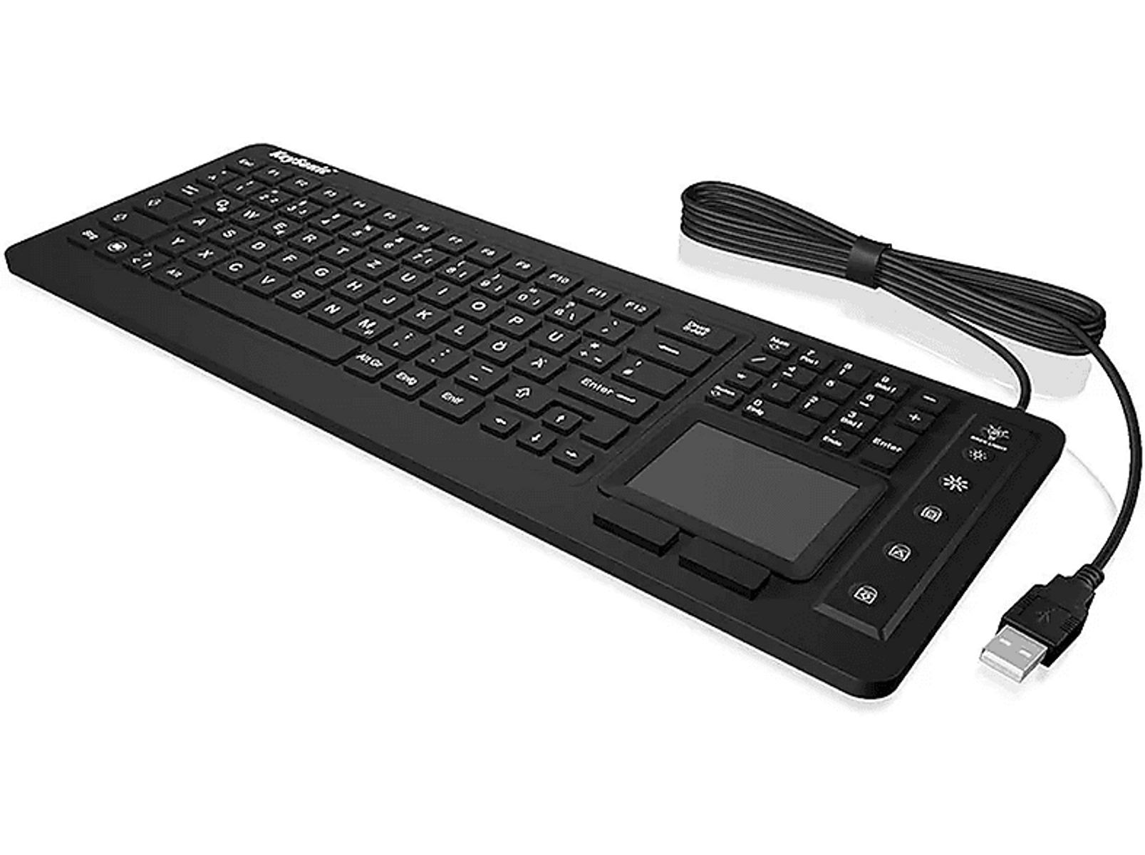 KEYSONIC KSK-6231 INEL (FR), Tastatur black
