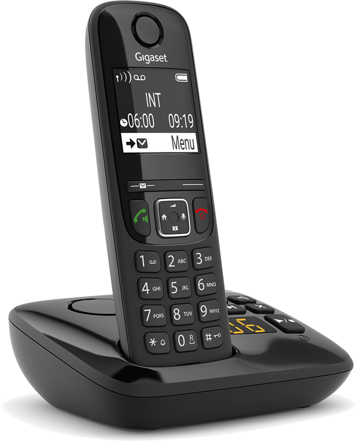 Schnurlostelefon GIGASET Anrufbeantworter S30852-H2836-C101