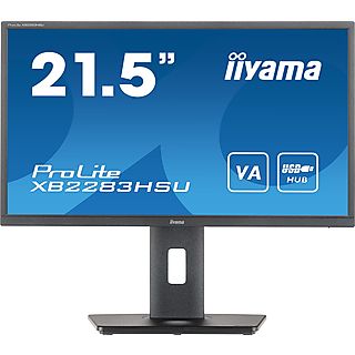 Monitor gaming - IIYAMA XB2283HSU-B1, 21,50 ", Full-HD, 1 s, 60, 75 Hz, Negro