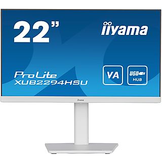 Monitor gaming - IIYAMA XUB2294HSU-W2, 21,5 ", Full-HD, 1 ms, 75 Hz, Negro