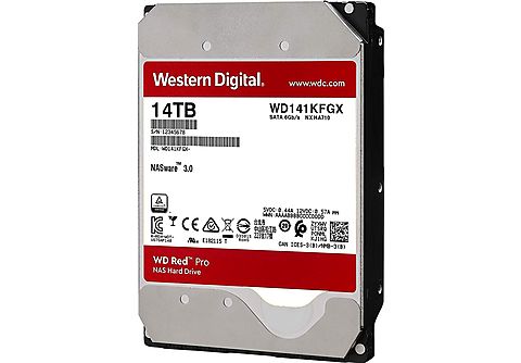 WESTERN DIGITAL Red Pro, 14 GB, HDD, 3,5 Zoll, intern