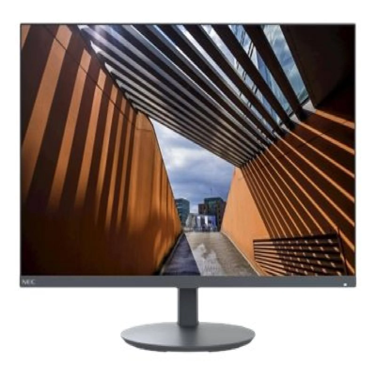 Monitor del computer che mostra una scena architettonica.