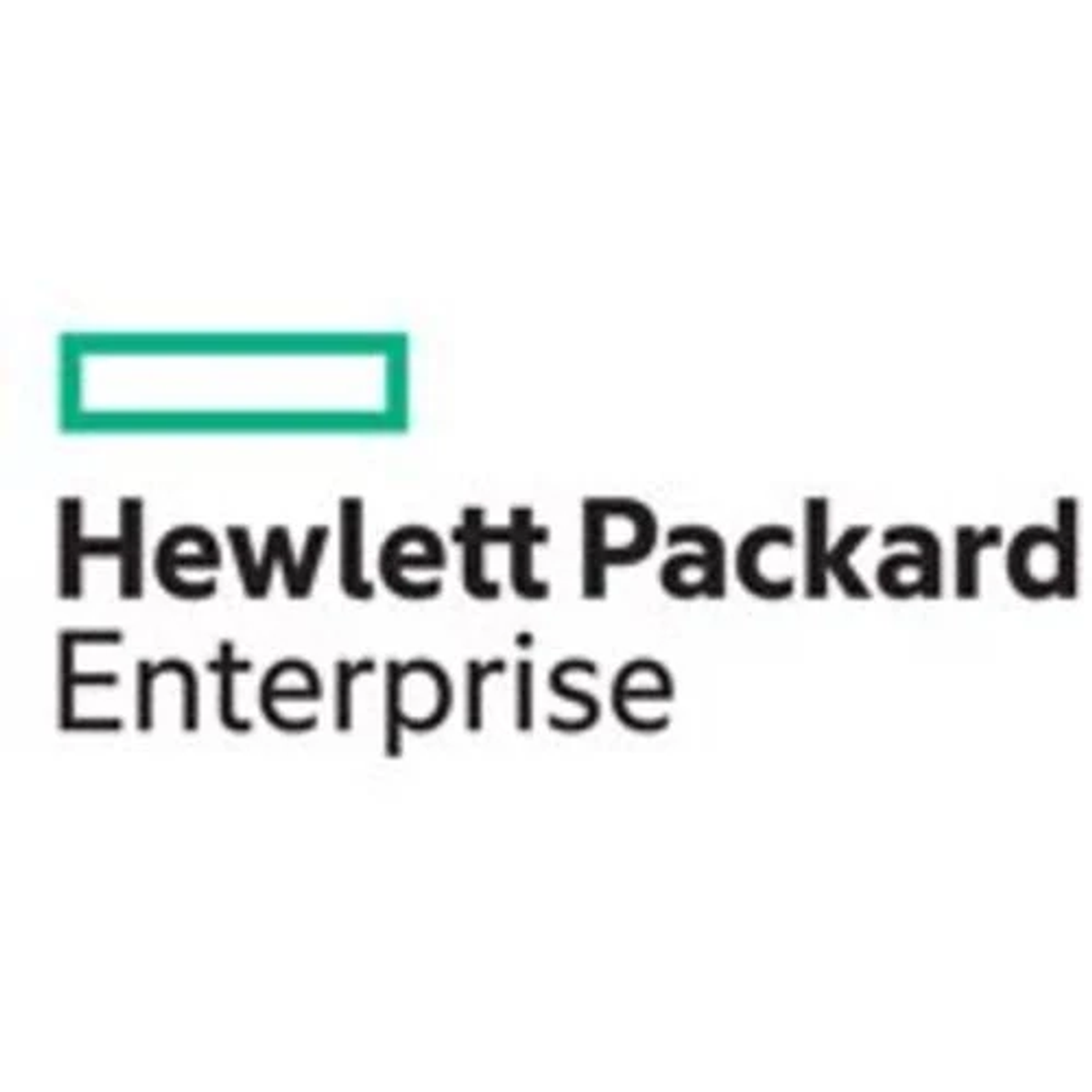 Das Hewlett Packard Enterprise Logo, mit dem HP-Quadrat und dem Text.