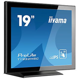 Monitor - IIYAMA ProLite T1932MSC-B5AG, 19 ", SXGA, 14 ms, 75 Hz, Negro