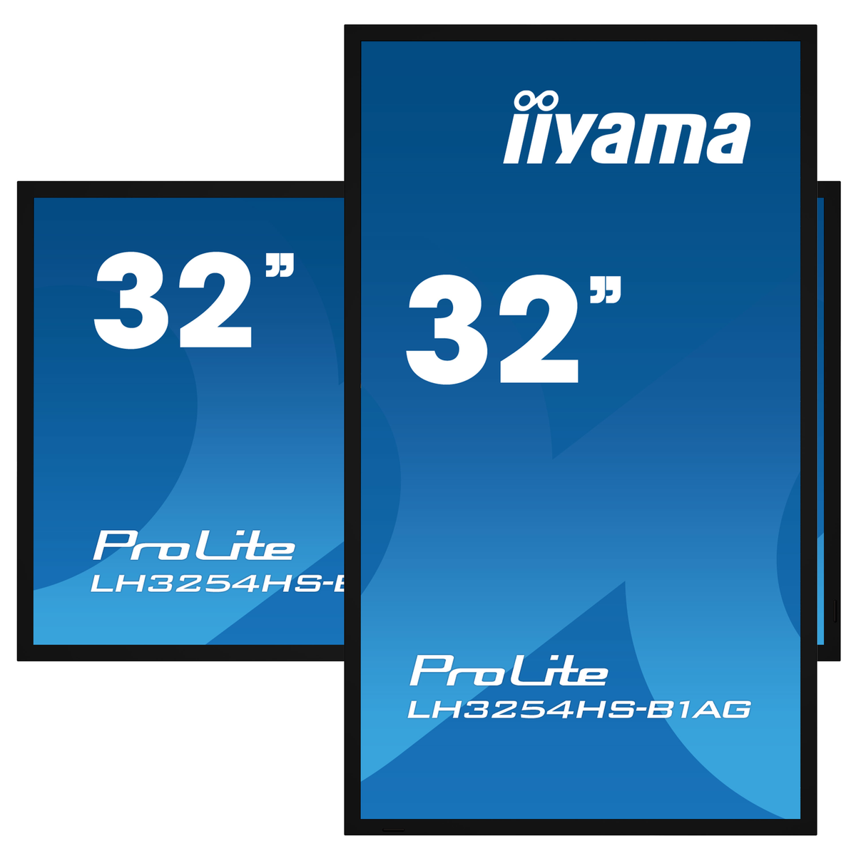 Monitor - IIYAMA IIYAMA LH3254HS-B1AG LCD IPS FullHD, Full-HD, Negro