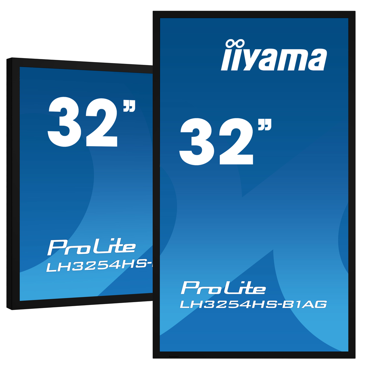 Monitor - IIYAMA IIYAMA LH3254HS-B1AG LCD IPS FullHD, Full-HD, Negro