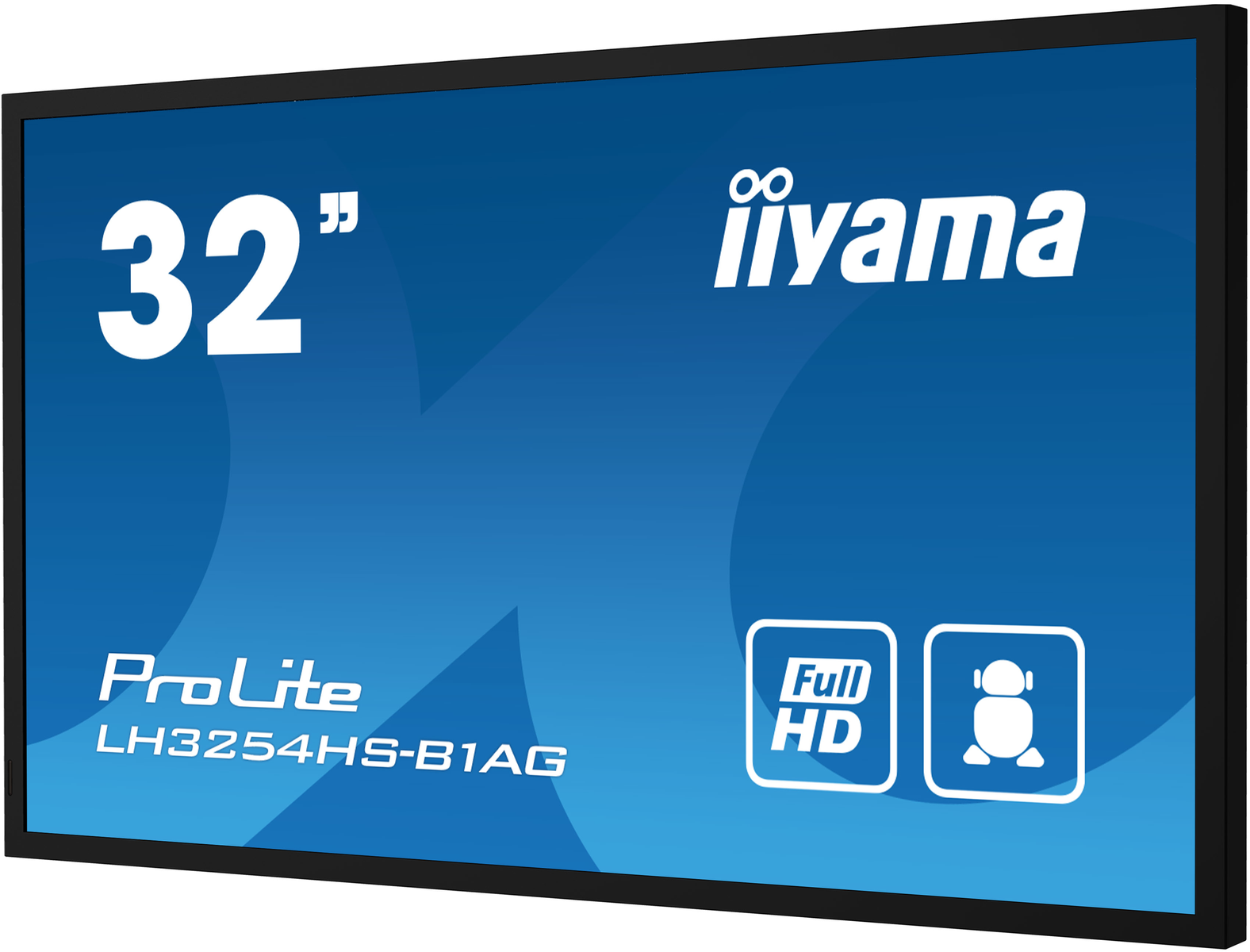 Monitor - IIYAMA IIYAMA LH3254HS-B1AG LCD IPS FullHD, Full-HD, Negro