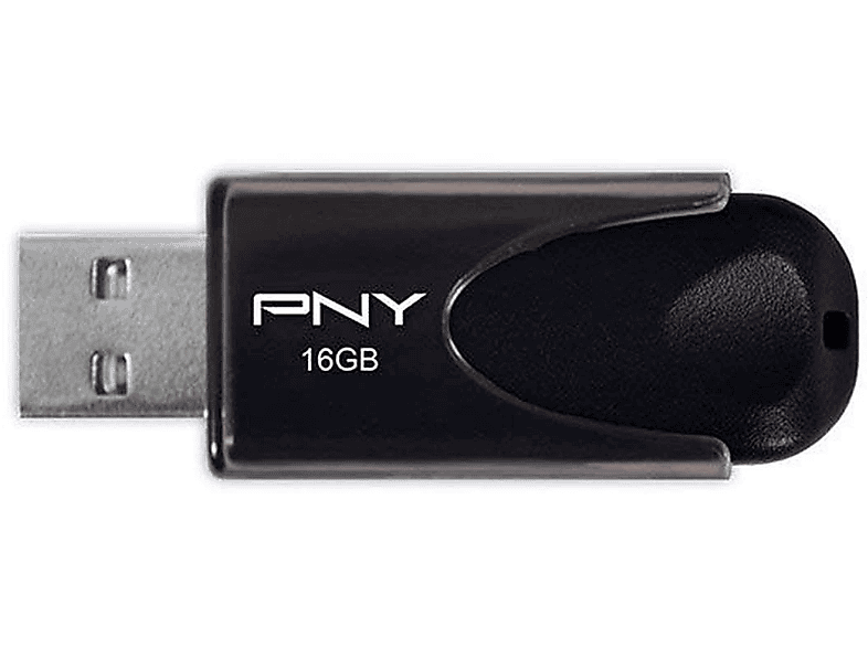 PNY STICK 4 (Schwarz, GB) 16GB Attaché PNY USB-Flash-Laufwerk 2.0 16