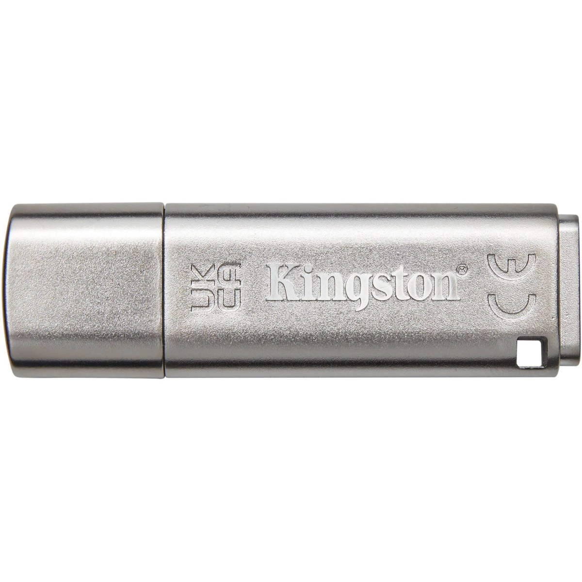 IronKey USB-Flash-Laufwerk 64 GB) Metall, Locker+ KINGSTON (Seilber, 50