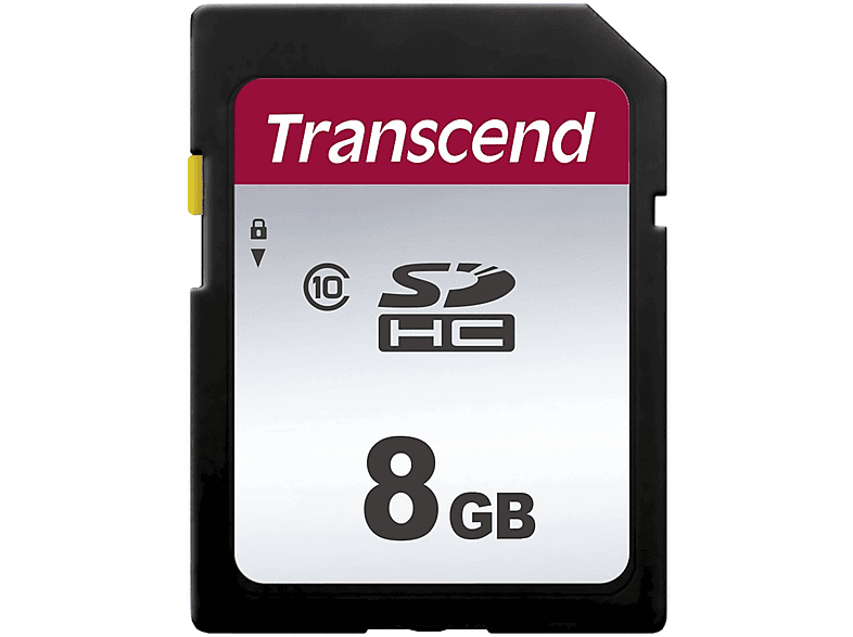 TRANSCEND m0000E1NZW, SDHC, SDXC, SD Speicherkarte, 8 GB, 10 MB/s