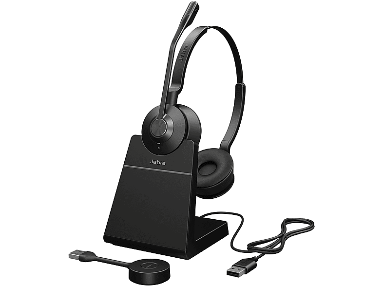 JABRA Engage 55, On-ear Schwarz Bluetooth Kopfhörer