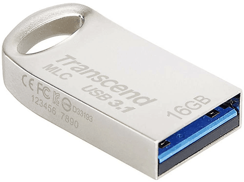 TRANSCEND TS16GJF720S USB-Flash-Laufwerk (Silber, 16 GB)