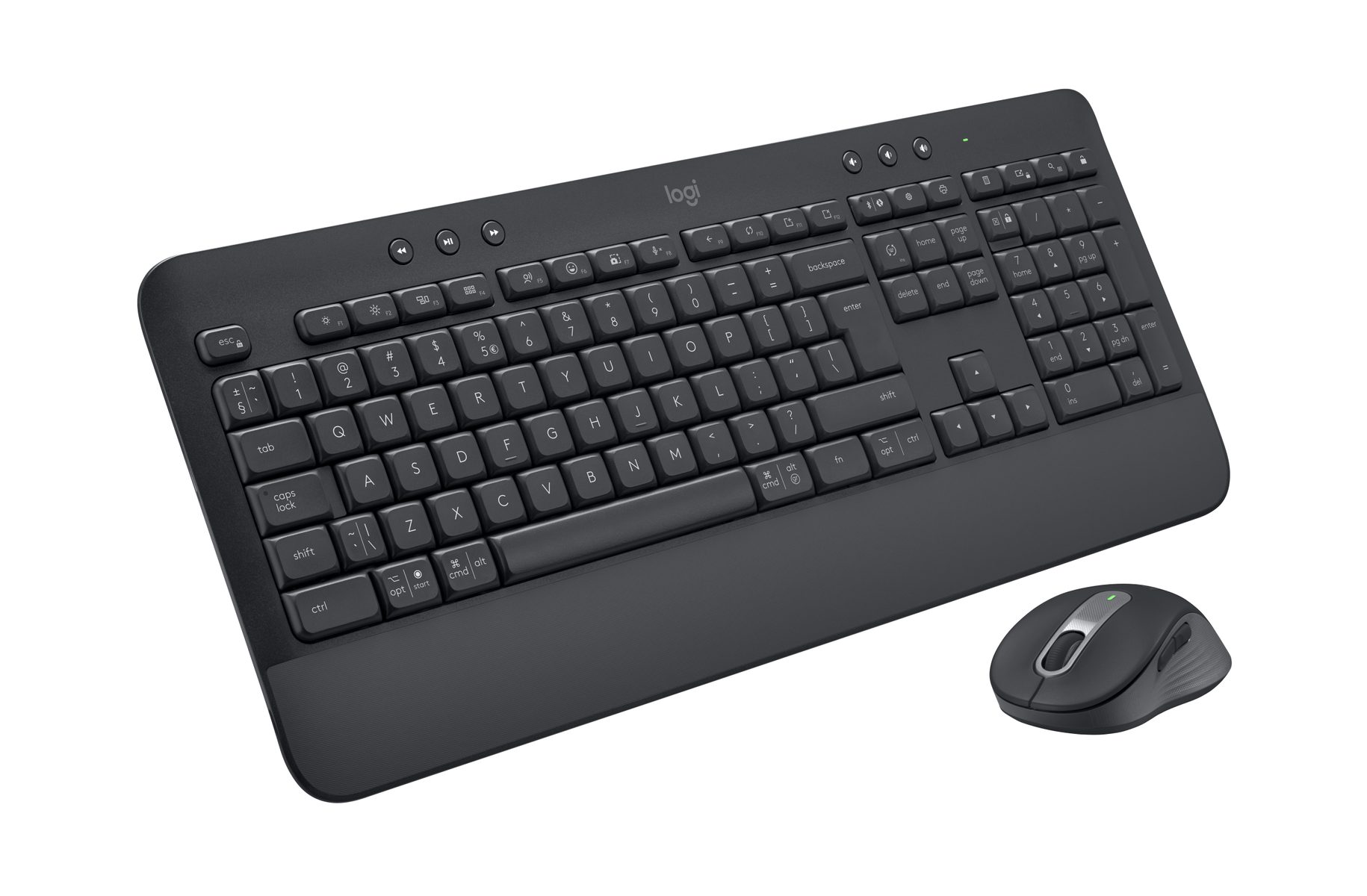 LOGITECH 920-010994, Tastatur Maus Set, Schwarz