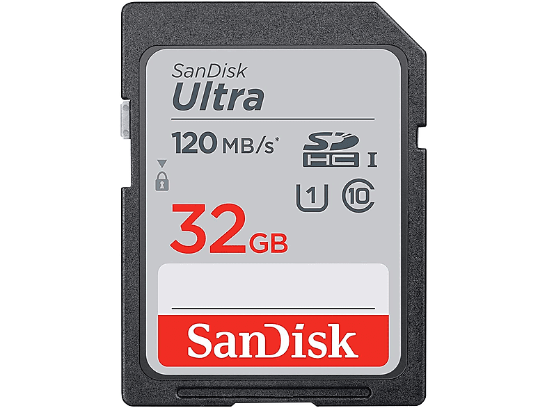 SANDISK m0000G4AWW, Micro-SD, Micro-SDHC, SDHC, SDXC, SD Speicherkarte, 32 GB, 120 MB/s