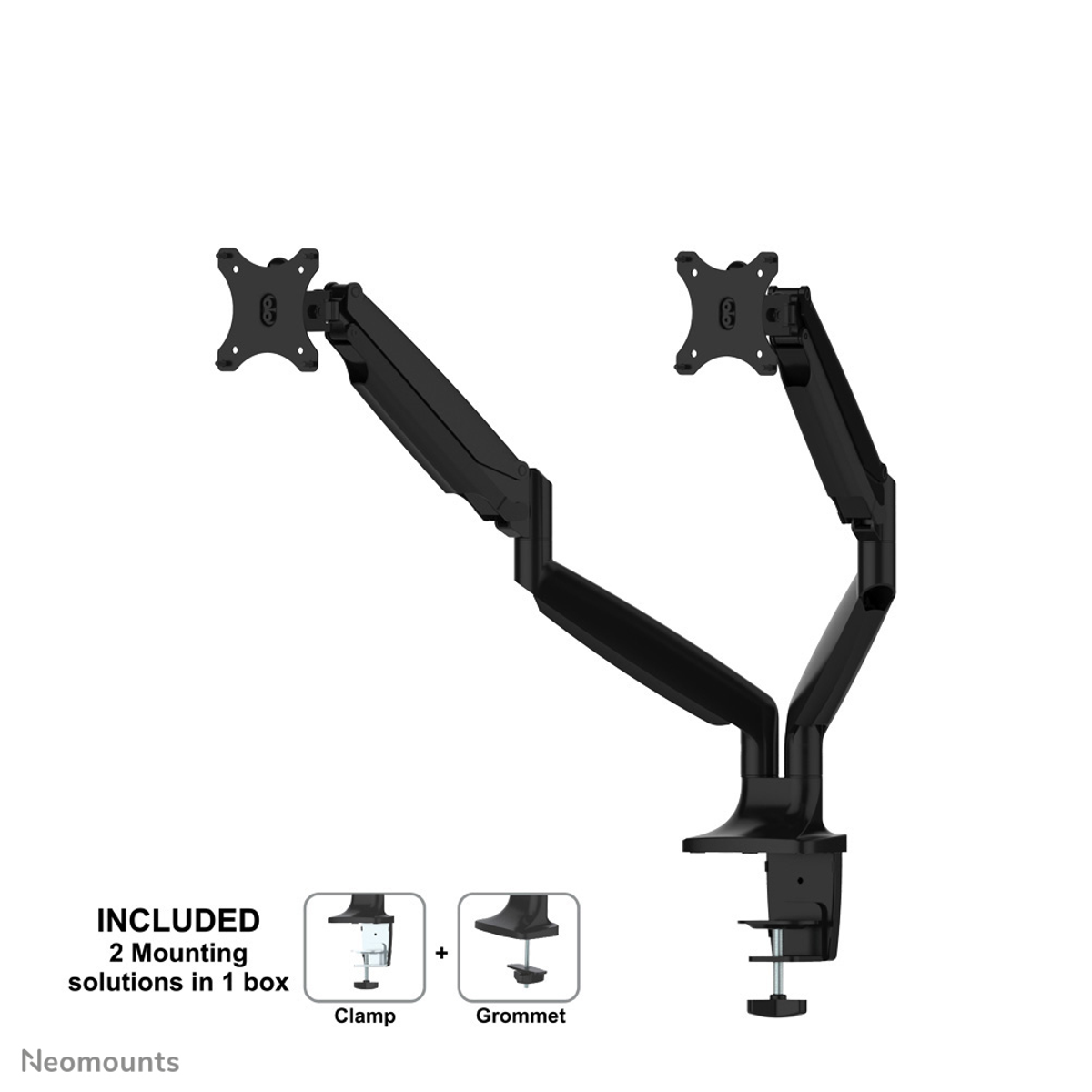 weiß BY NEOMOUNTS NM-D750DBLACK Tischhalterung, NEWSTAR