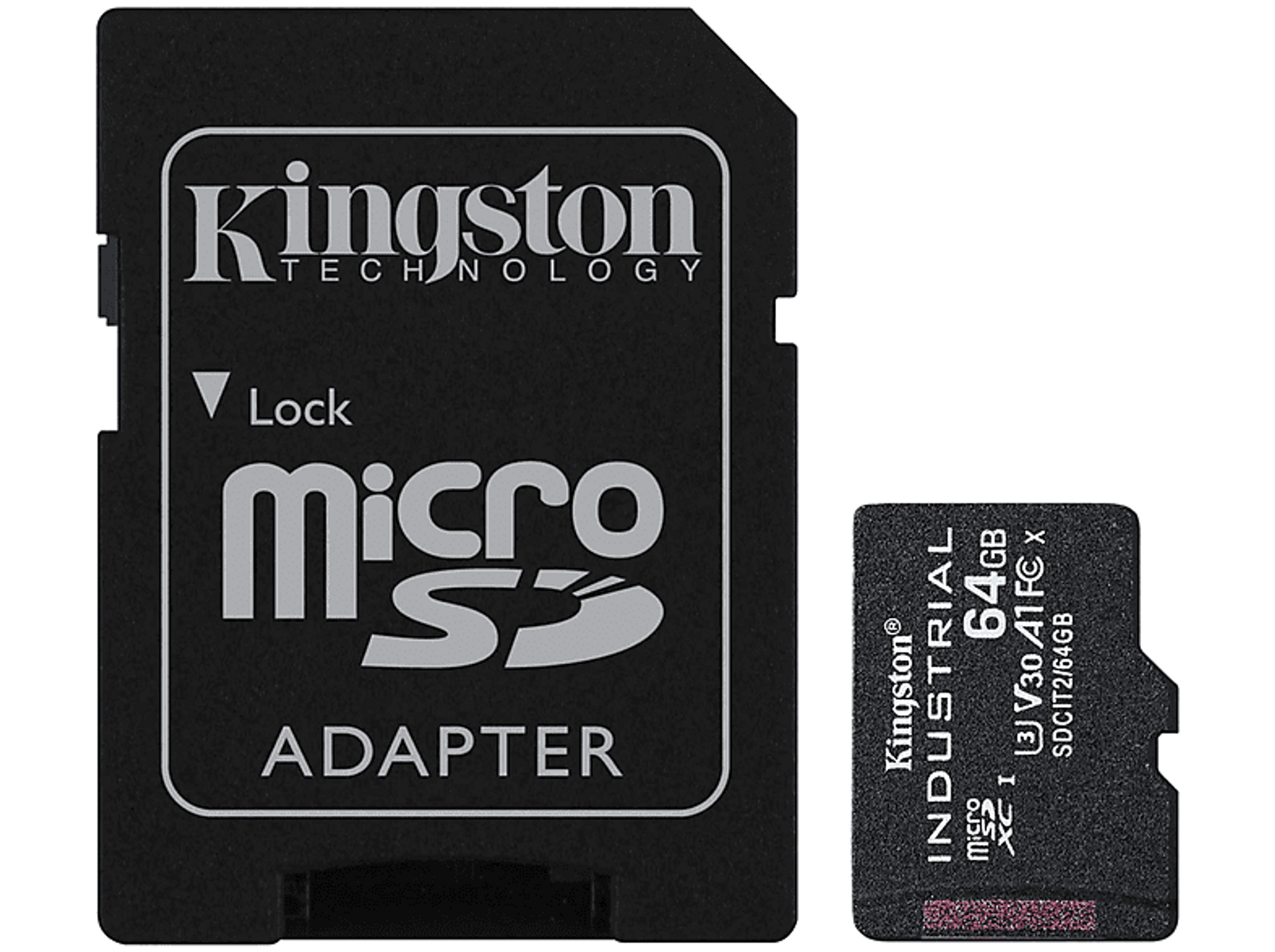 64 KINGSTON Industrial Speicherkarte, Micro-SD GB UHS-I,