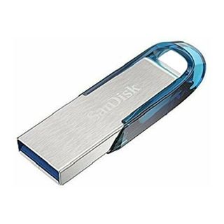 SANDISK SDCZ73-064G-G46B USB-Flash-Laufwerk (Silber und Blau, 64 GB)