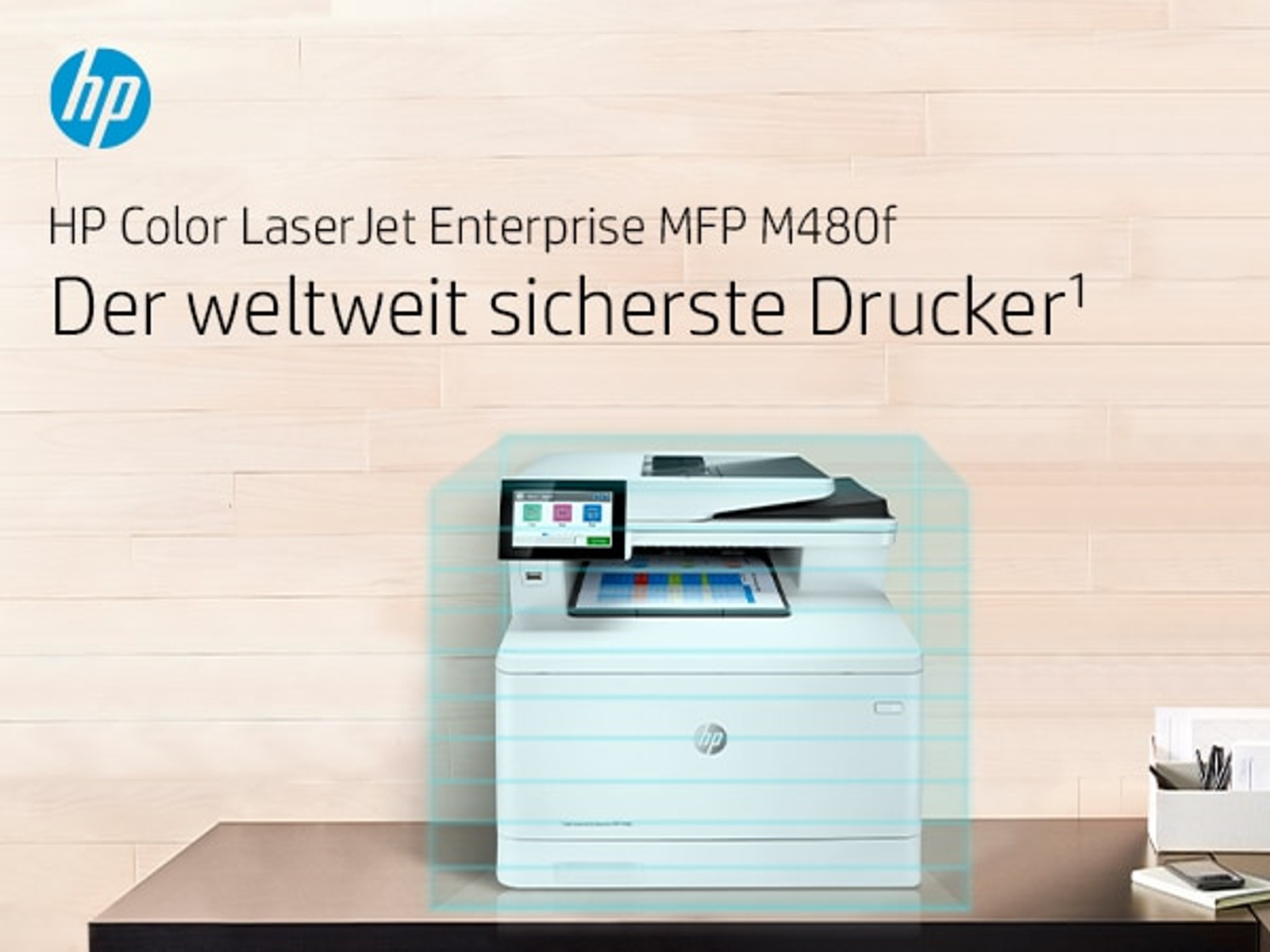 MFP Color Laser Multifunktionsdrucker LaserJet Enterprise M480f Netzwerkfähig HP HP