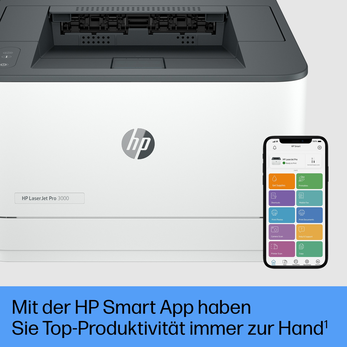 3G652F Laserdruck HP Netzwerkfähig Drucker