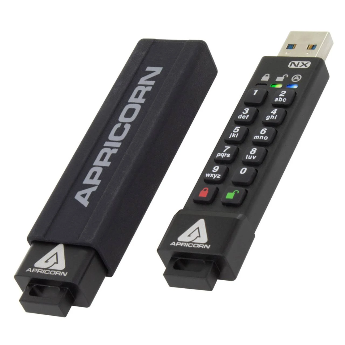 GB) USB-Flash-Laufwerk APRICORN ASK3-NX-4GB 4 (Schwarz,