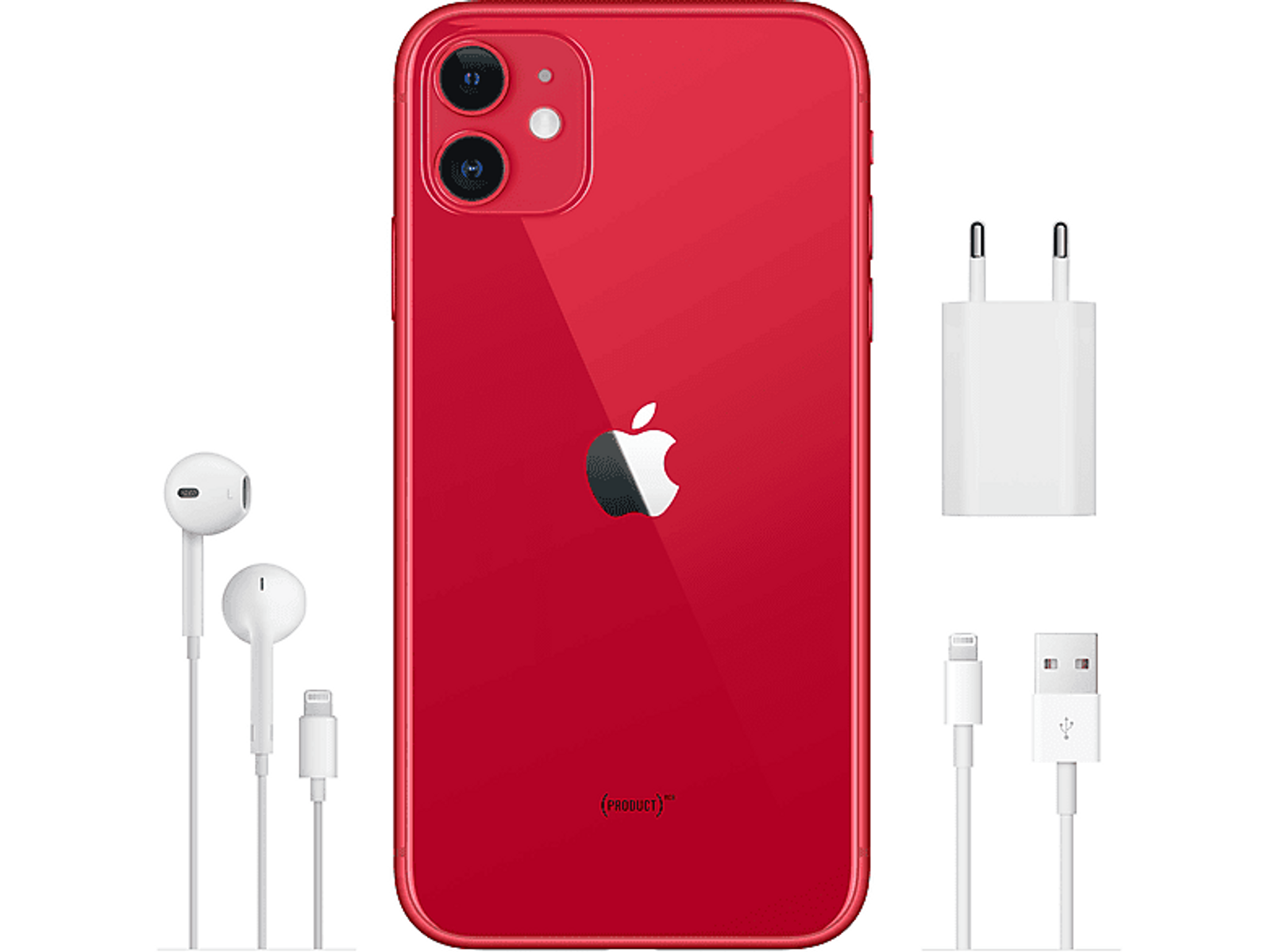 Smartfon APPLE iPhone 11 4G (LTE) 4 GB/ 64 GB Czerwony | MediaMarkt