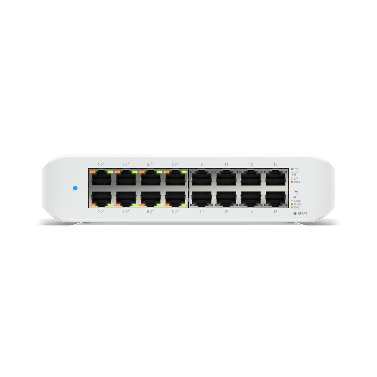 16 Lite Switch Ubiquiti (Desktop Wandmontage 16 Switch UBIQUITI UniFi Port Switch POE 8x USW-Lite-16-POE managed