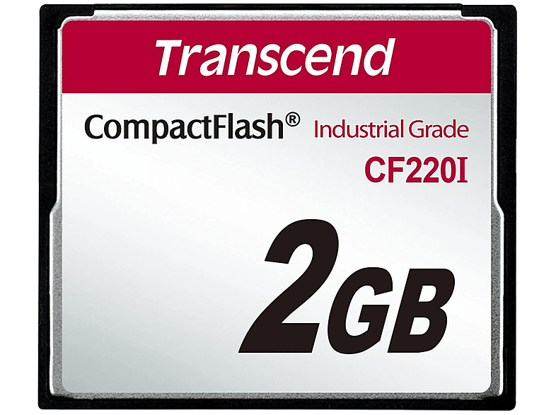 TRANSCEND TS2GCF220I, Micro-SD, SD Speicherkarte, 2 GB, 42 MB/s
