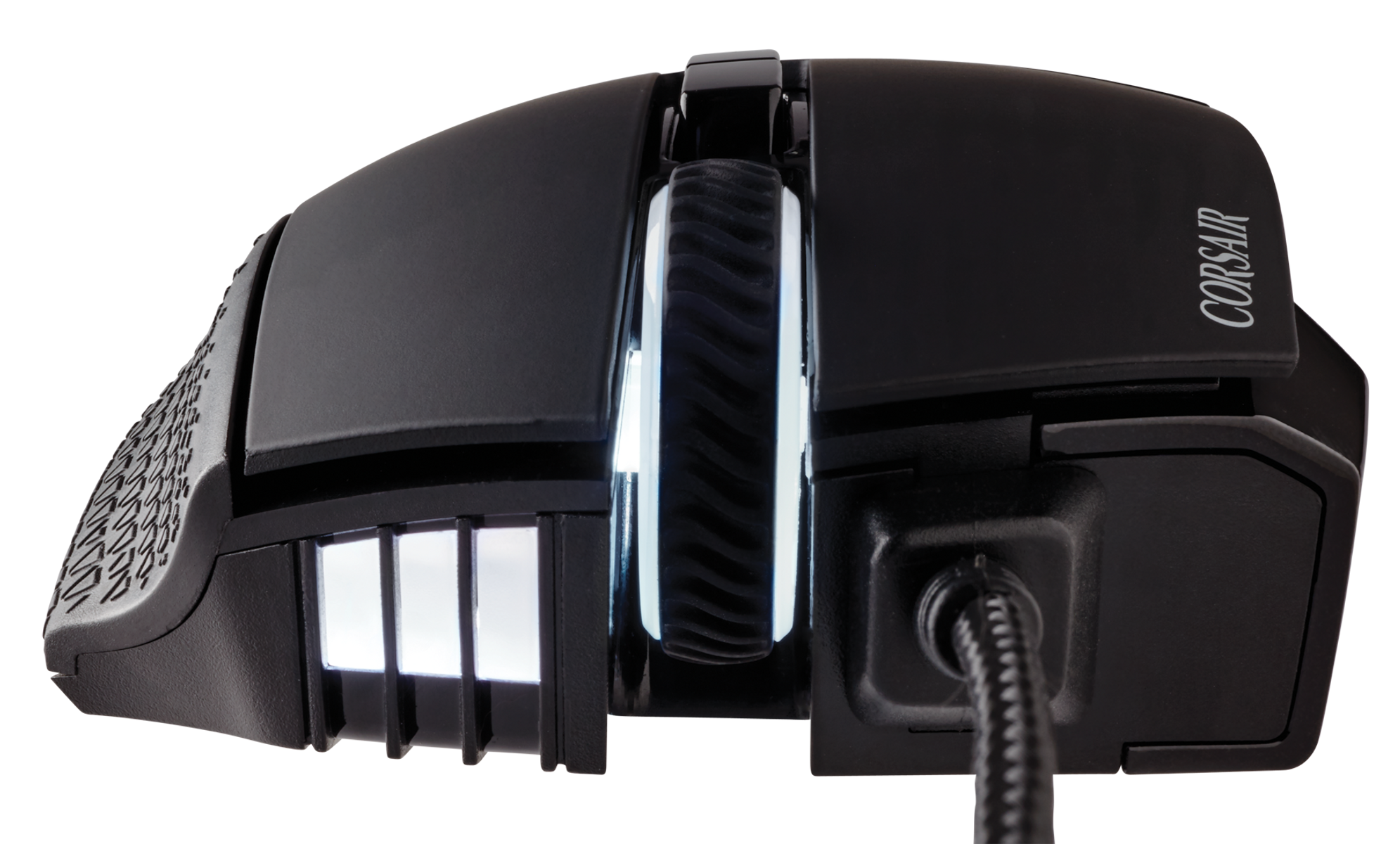 MOUSE GAMING CORSAIR Scimitar RGB Elite, Collegamento USB Typ-A, Ingresso: Otticamente a mezzo LED, Scrolling a Rotella, Risoluzione max 18000 dpi, Nero