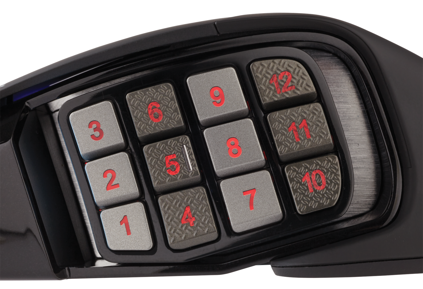 MOUSE GAMING CORSAIR Scimitar RGB Elite, Collegamento USB Typ-A, Ingresso: Otticamente a mezzo LED, Scrolling a Rotella, Risoluzione max 18000 dpi, Nero