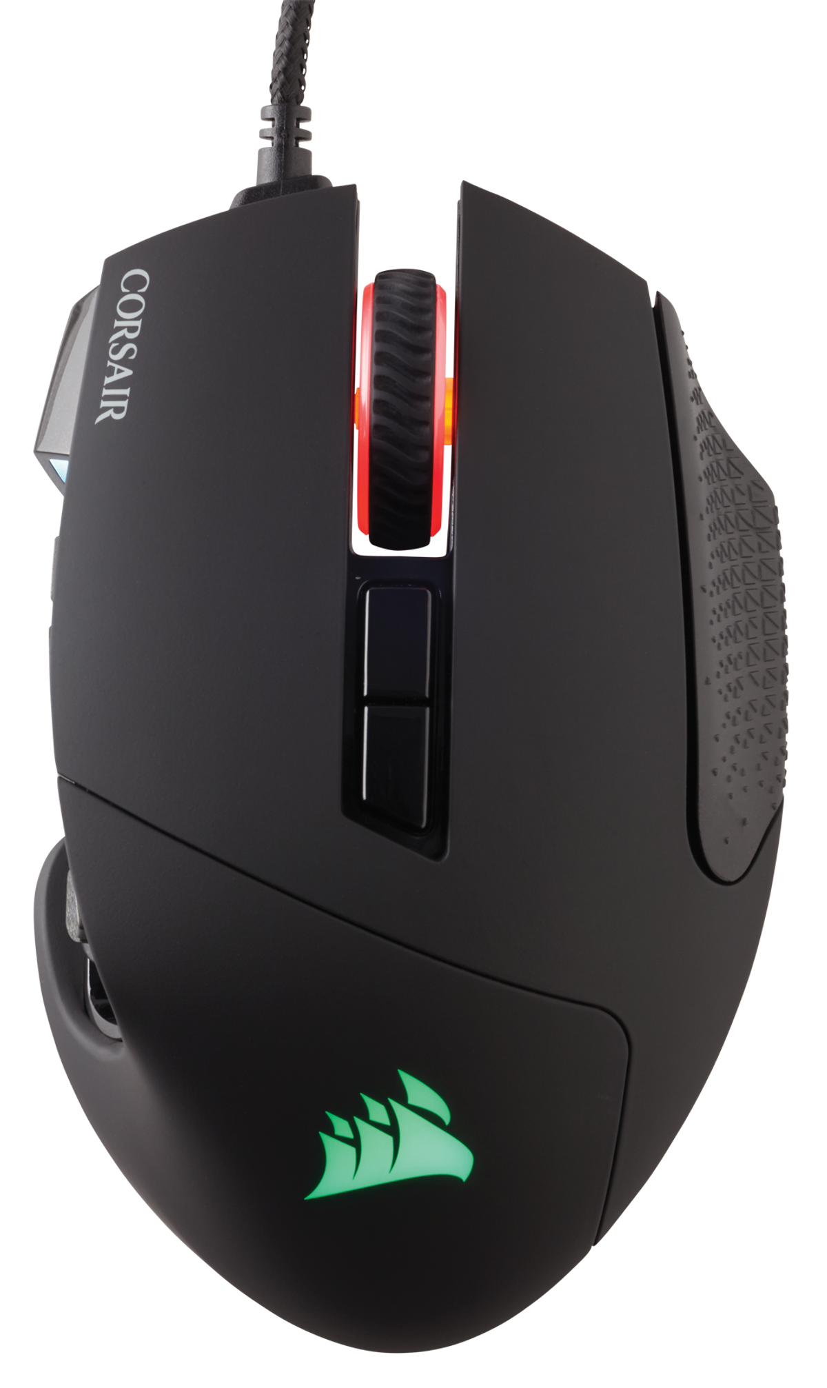 MOUSE GAMING CORSAIR Scimitar RGB Elite, Collegamento USB Typ-A, Ingresso: Otticamente a mezzo LED, Scrolling a Rotella, Risoluzione max 18000 dpi, Nero