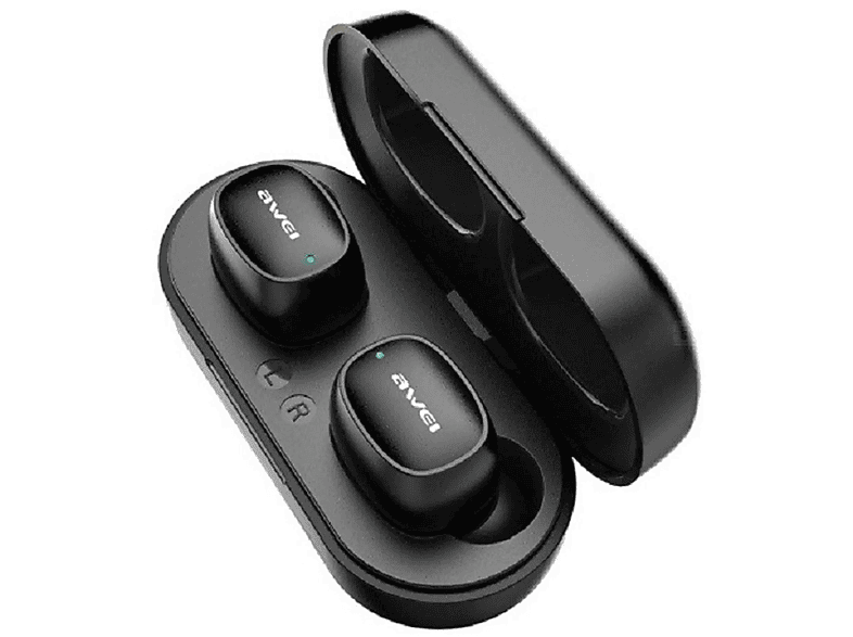 AWEI N1, In-ear Kopfhörer Bluetooth Schwarz | True Wireless Kopfhörer