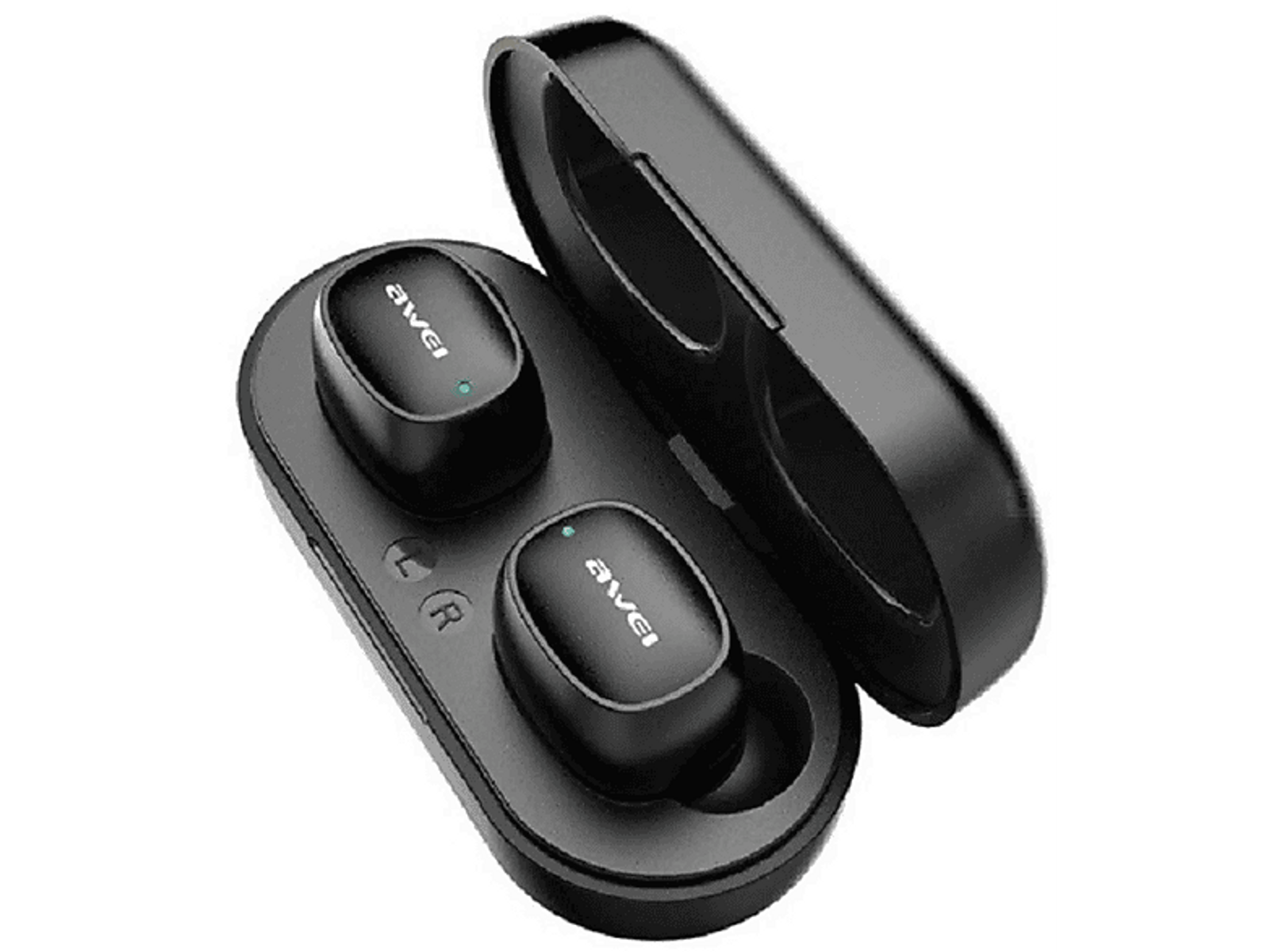 AWEI Kopfhörer Schwarz In-ear Bluetooth N1,
