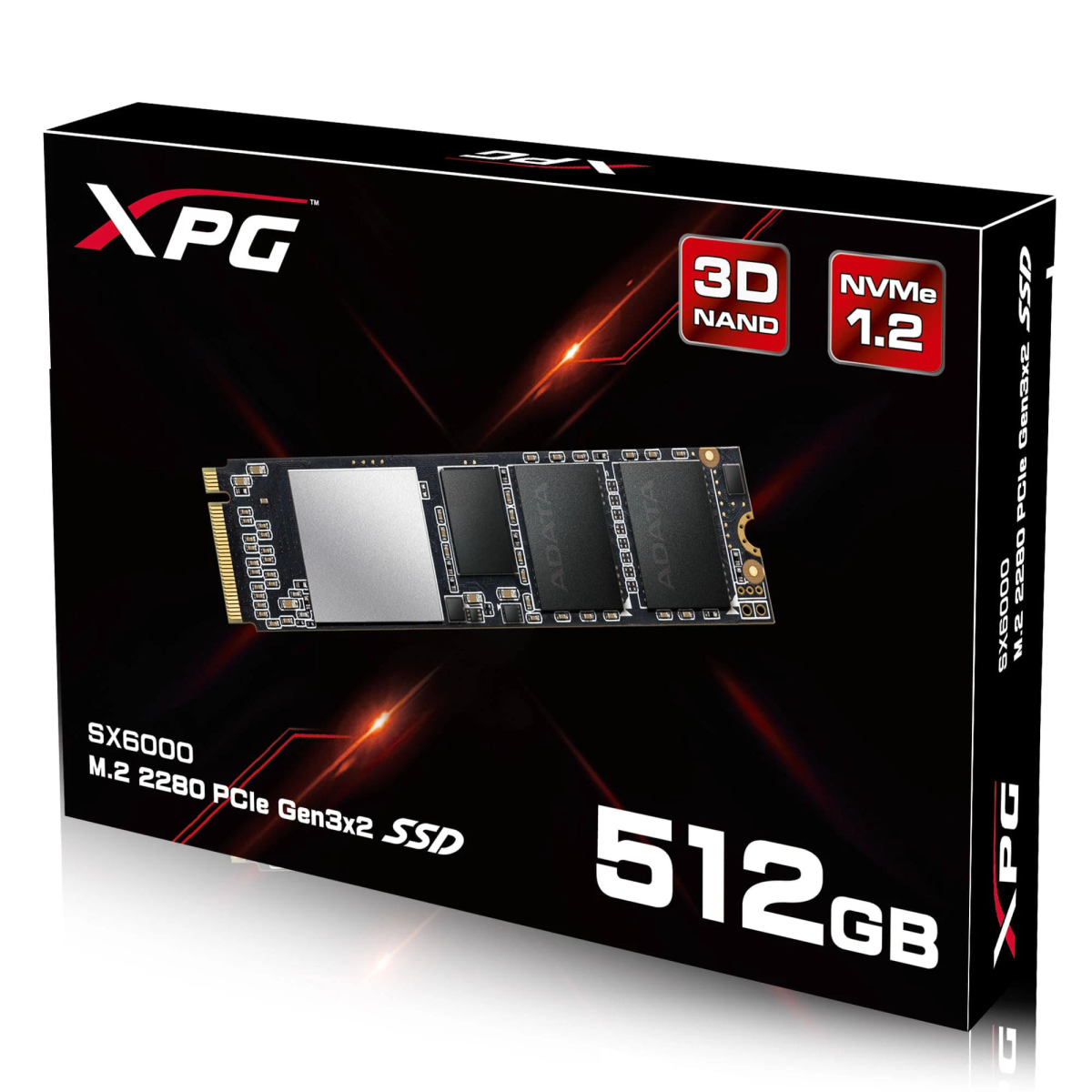 XPG SX6000 Lite, 512 intern GB, SSD, HDD