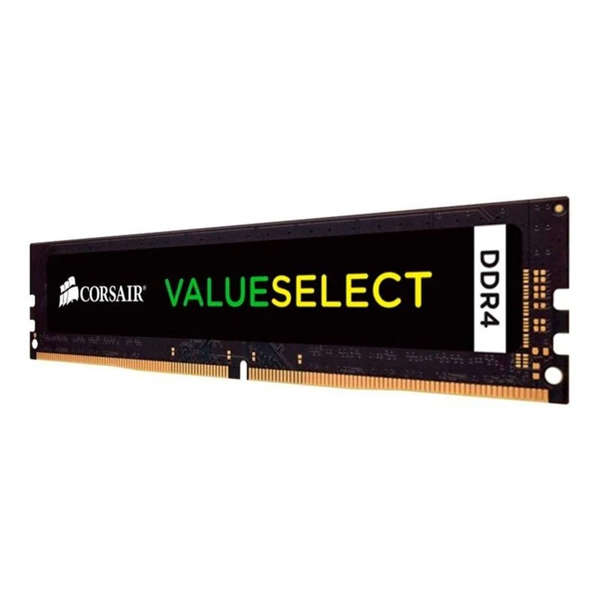 Modulo RAM nero con marchio Corsair ValueSelect su sfondo bianco.