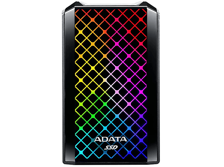 ADATA ASE900G-512GU32G2-CBK, 512 GB SSD, 2,5 Zoll, extern, Schwarz