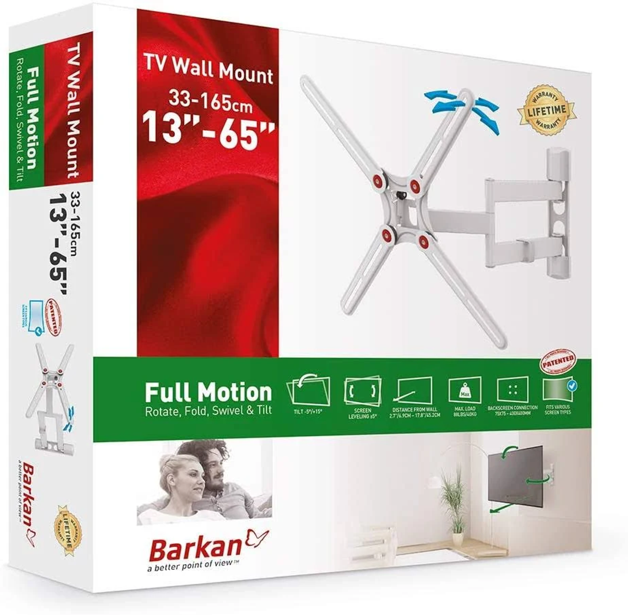 BARKAN 3400W Wall mount White