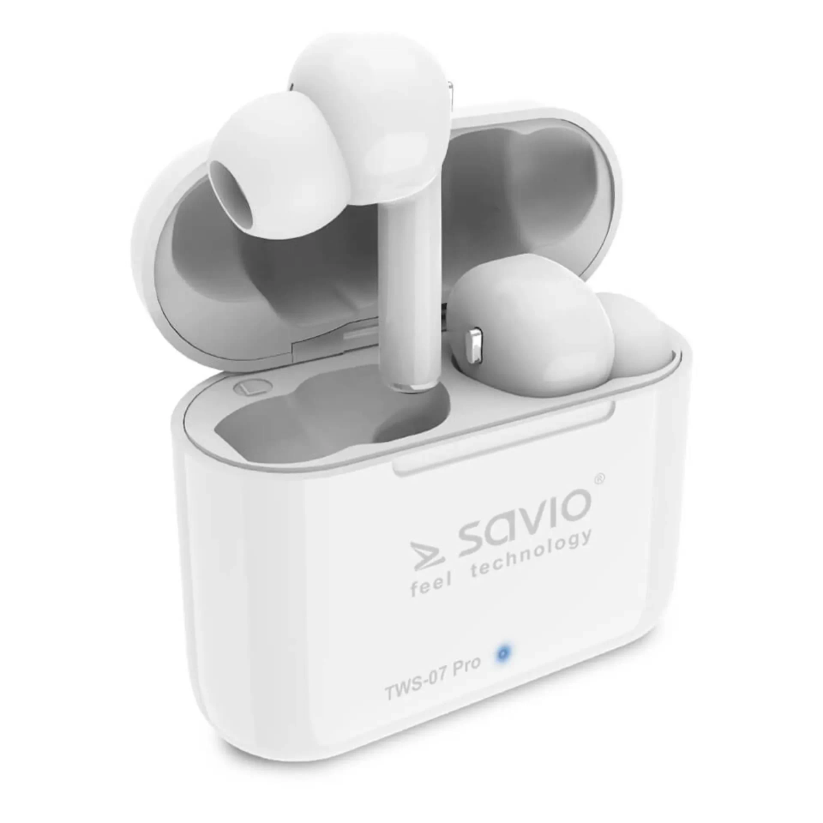 SAVIO 1, In-ear Kopfhörer Bluetooth Weiß