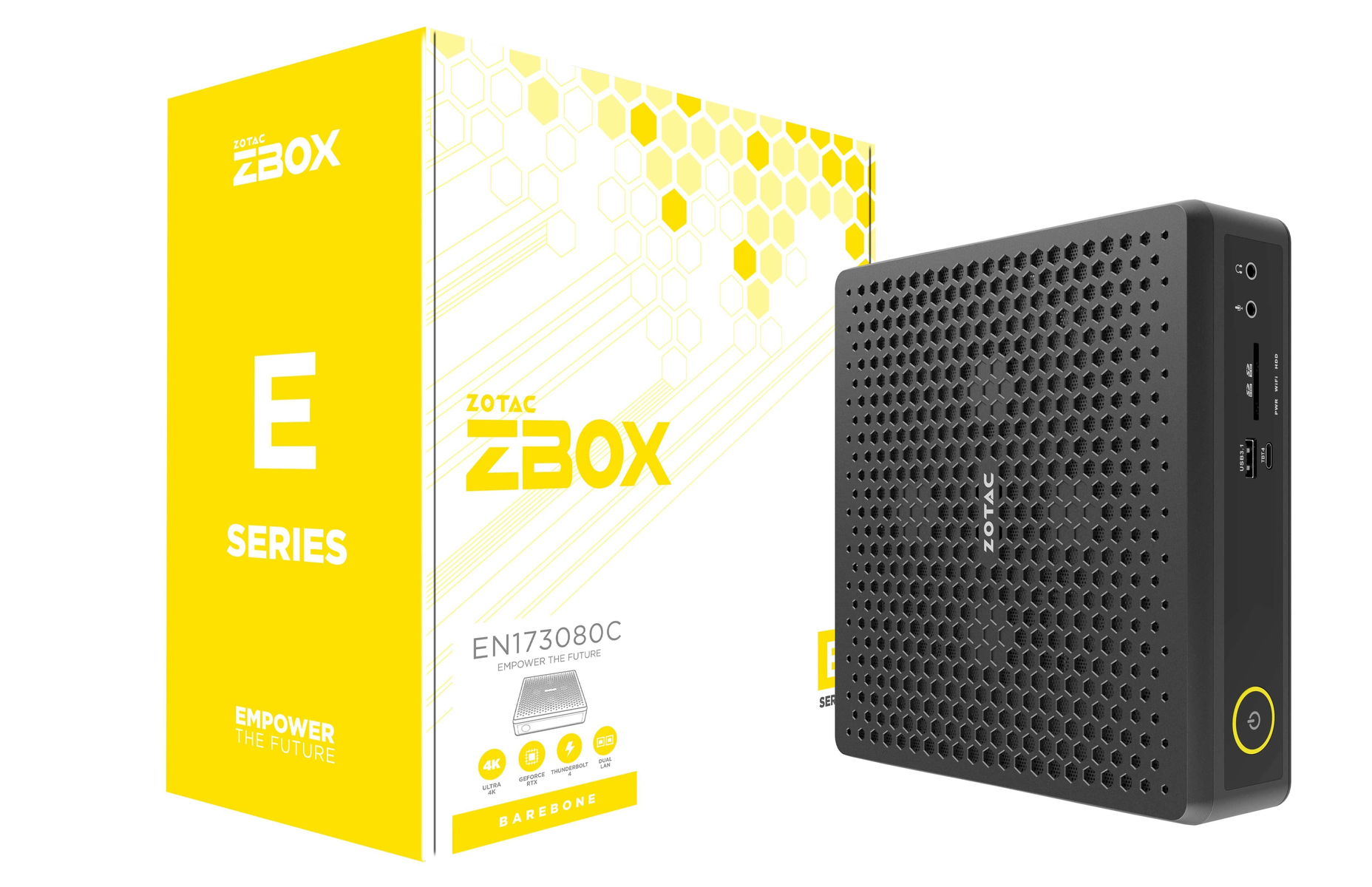 ZOTAC ZBOX-EN173080C-BE, Ohne Prozessor, mit Graphics Mini UHD 0 HDD, i7 GB GB Intel® RAM, Intel® PC Core™ 0 Betriebssystem