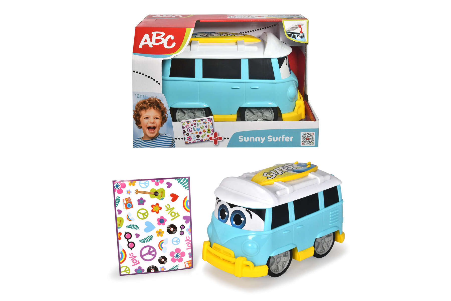 DICKIE TOYS Spielzeugauto SUNNY ABC Mehrfarbig SURFER 204114001
