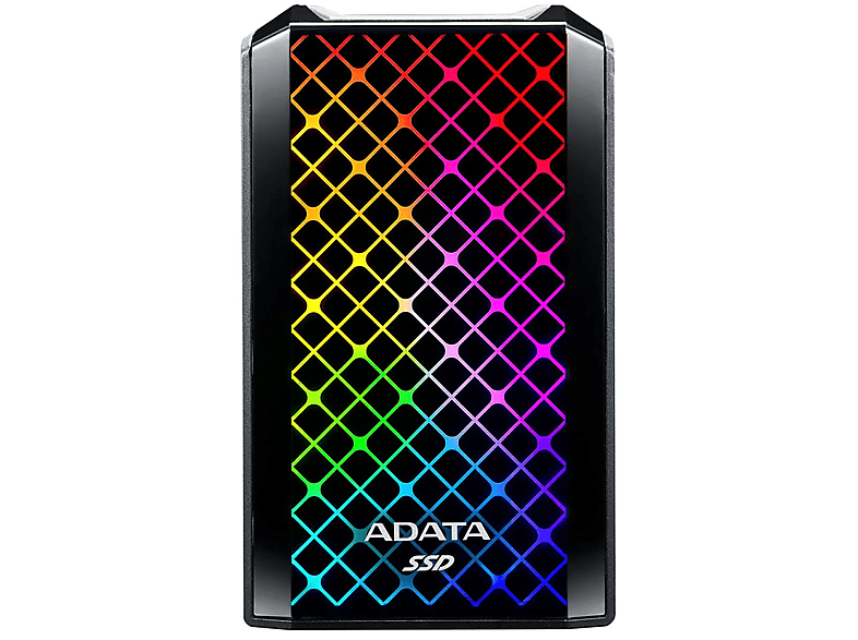ADATA ASE900G-1TU32G2-CBK, 1 TB SSD, 2,5 Zoll, extern, Schwarz