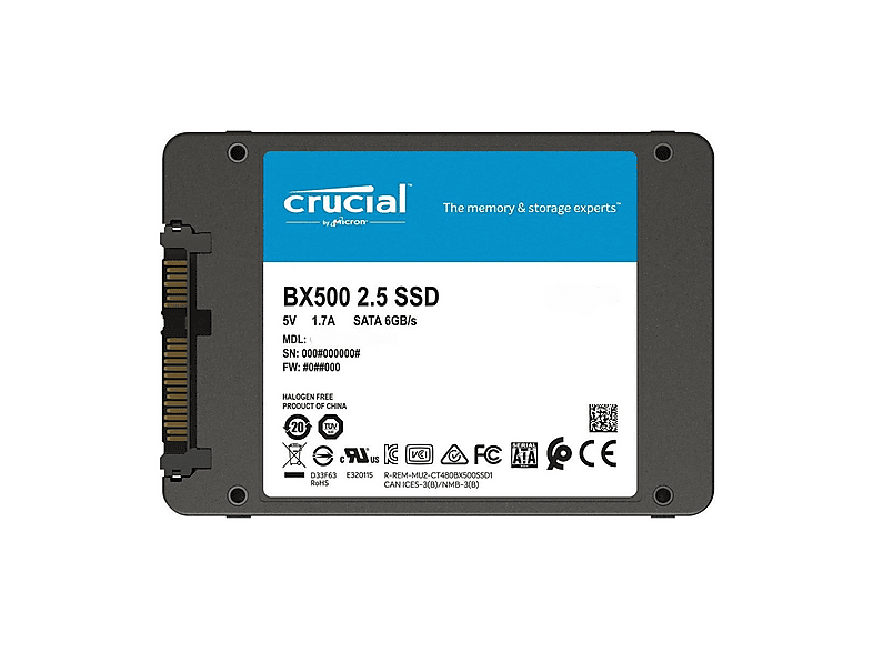 CRUCIAL BX500 240 GB Interne SSD | MediaMarkt