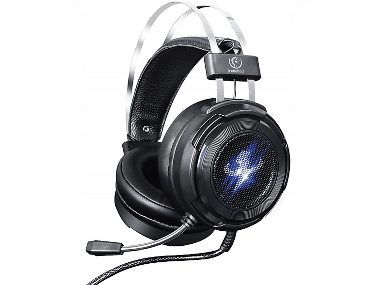 Schwarz 25231783, Gaming REBELTEC Headset On-ear