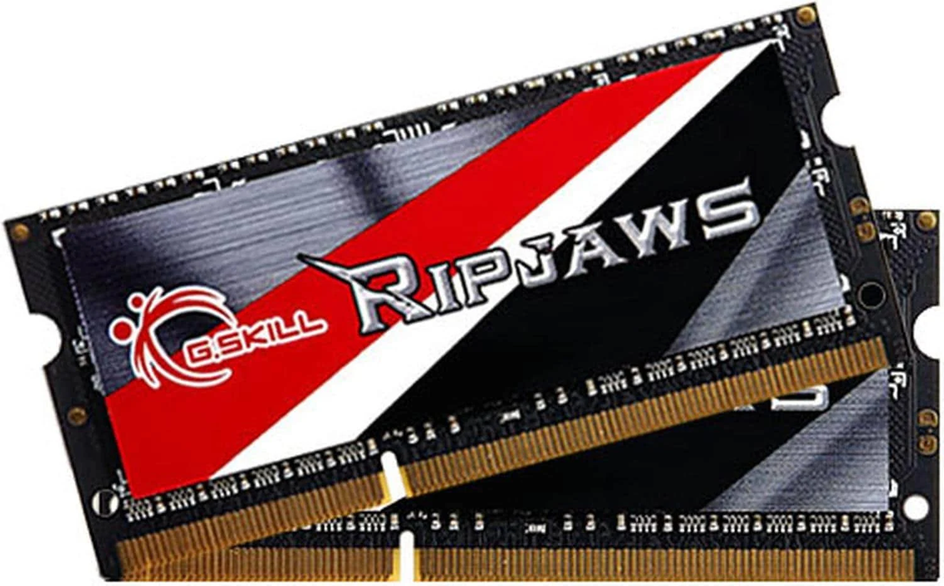 Dwa moduły RAM z logo G.Skill Ripjaws.